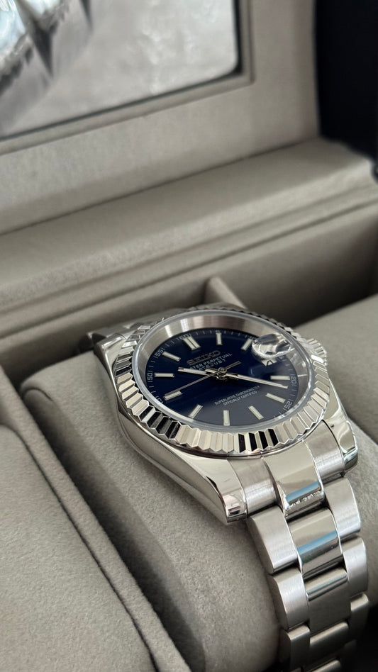 Rich Blue PerpetualDate Stainless Steel