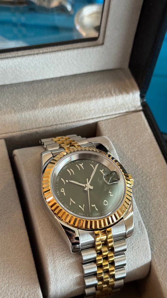 Attieh Arabic Dial PerpetualDate Two Tone