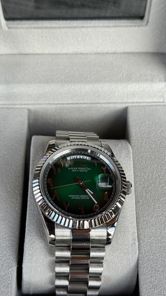 Forest Arabic Dial PerpetualDay Stainless Steel