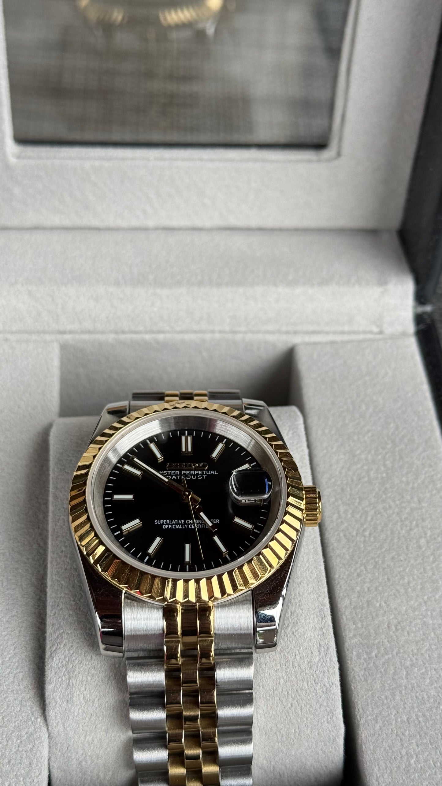 Classic Black Dial PerpetualDate Two Tone Gold