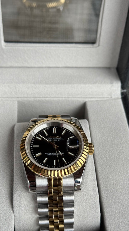 Classic Black Dial PerpetualDate Two Tone Gold