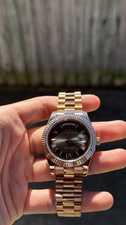 Ombre Dial PerpetualDay Rose Gold