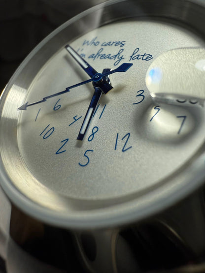 Who Cares I'm Already Late PerpetualDate Stainless Steel