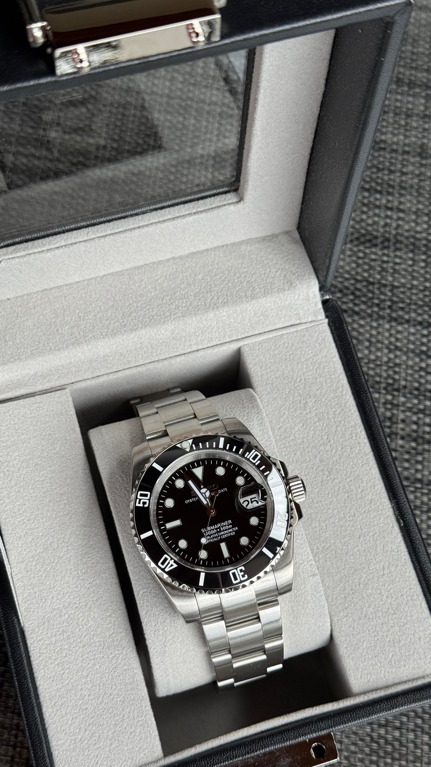Black Dial PerpetualSub Stainless Steel