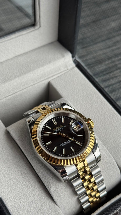Classic Black Dial PerpetualDate Two Tone Gold