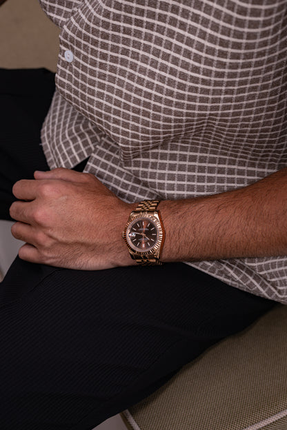 Chocolate Dial PerpetualDate Rose Gold