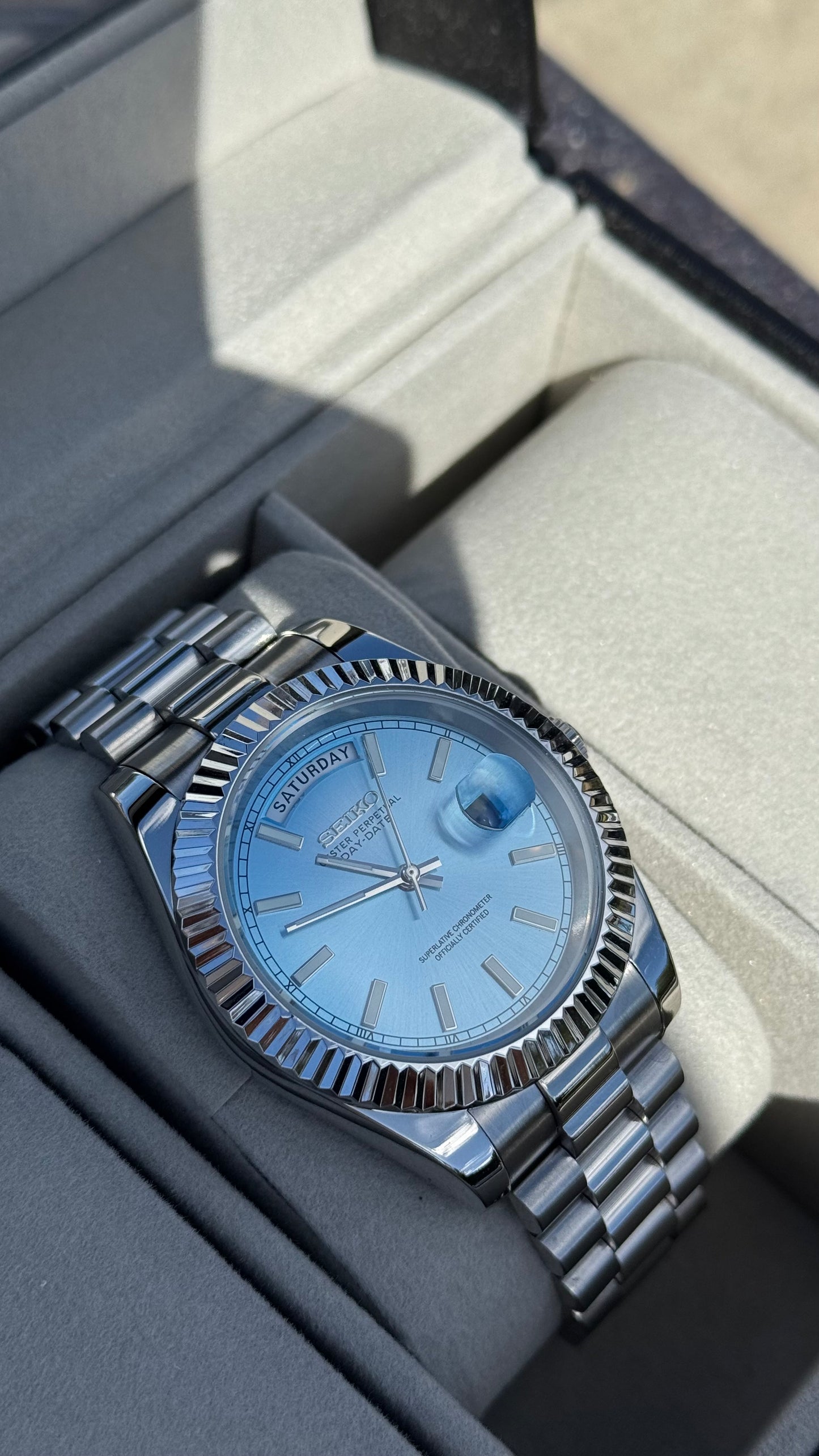 Ice Blue PerpetualDay Stainless Steel