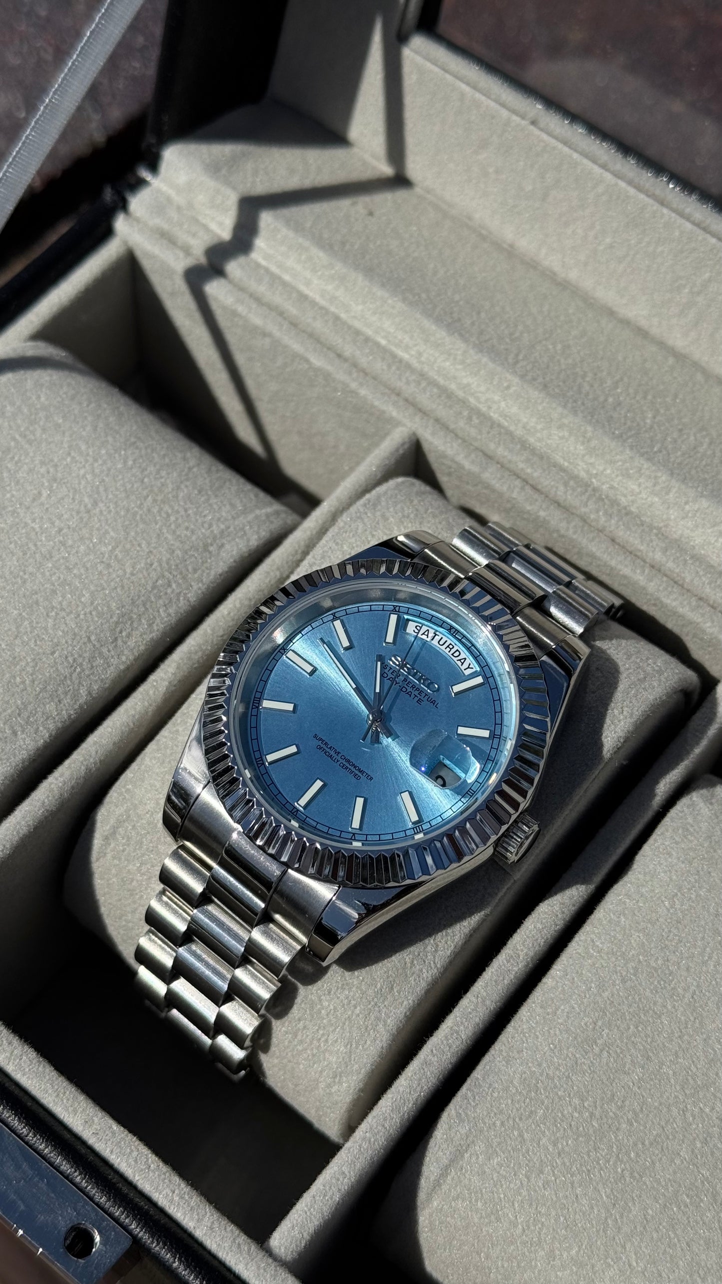Ice Blue PerpetualDay Stainless Steel
