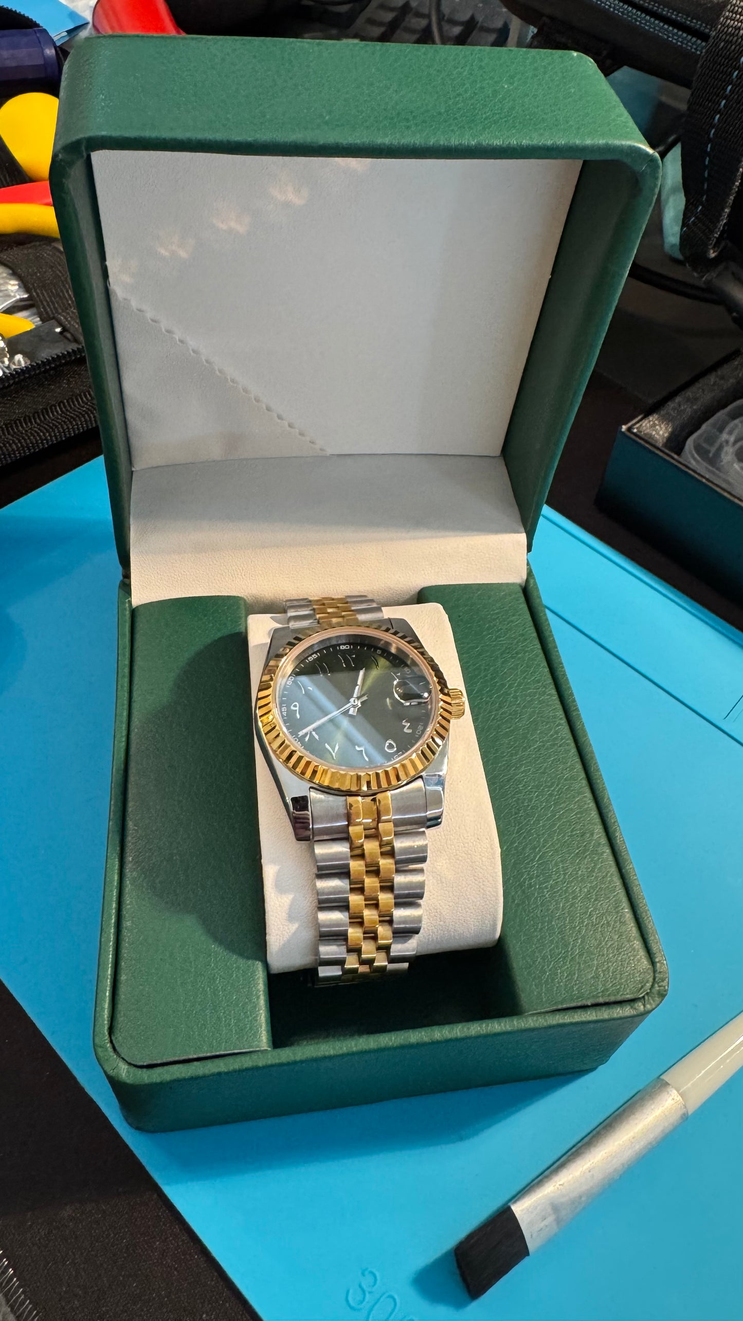 Attieh Arabic Dial PerpetualDate Two Tone