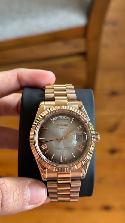 Arctic Ombre Dial PerpetualDay Rose Gold