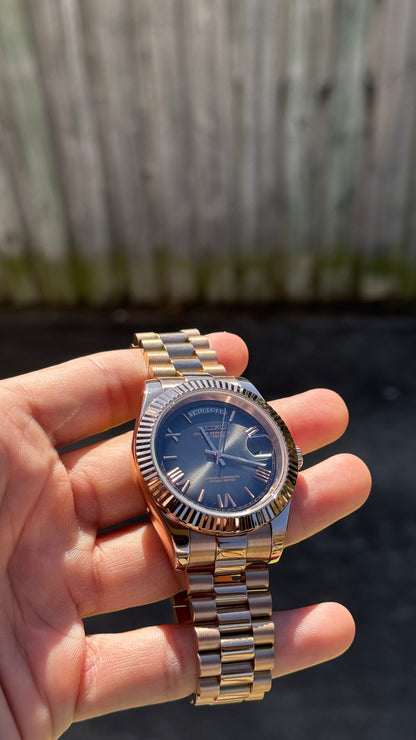 Ombre Dial PerpetualDay Rose Gold