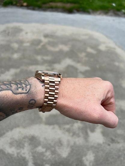 Midnight Diamond Dial Perpetual SeikoJust Rose Gold