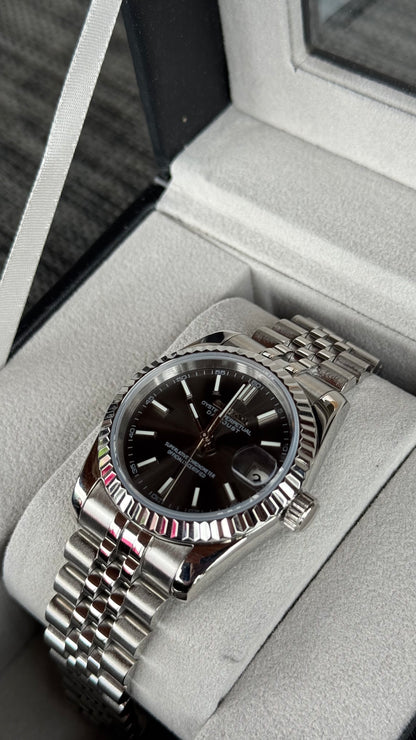 Platinum Dial PerpetualDate Stainless Steel