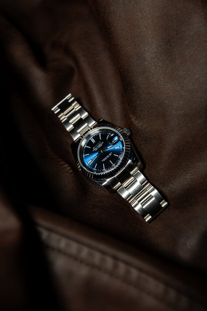 Classic Blue PerpetualDate Stainless Steel