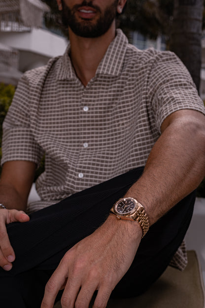 Chocolate Dial PerpetualDate Rose Gold