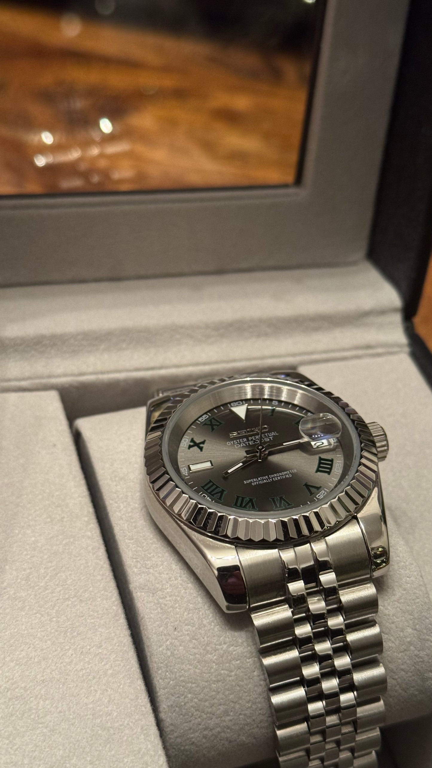 Wimbledon Dial PerpetualDate Stainless Steel