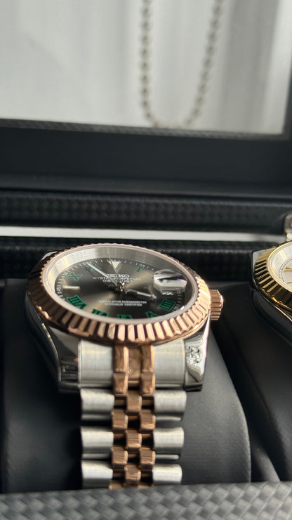 Wimbledon Dial PerpetualDate Two Tone Rose Gold