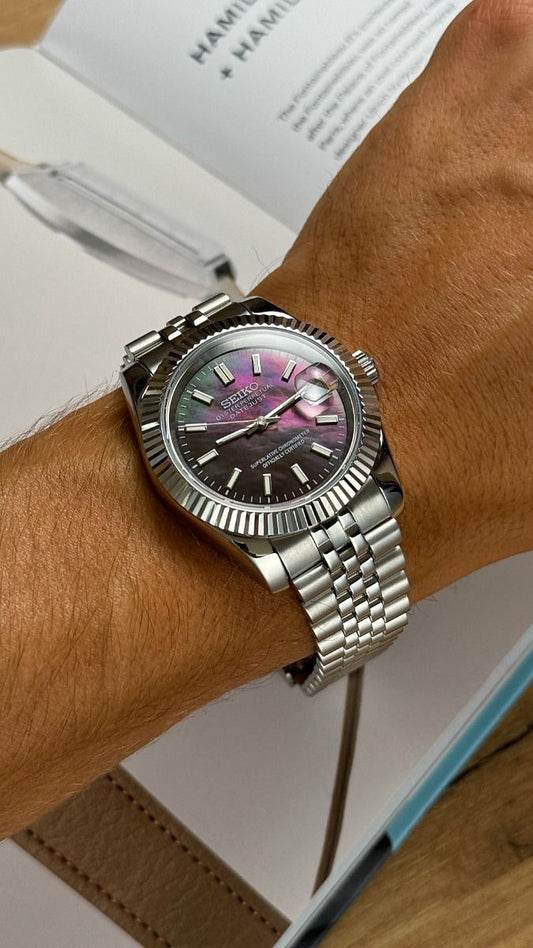 Dark Pearl PerpetualDate Stainless Steel