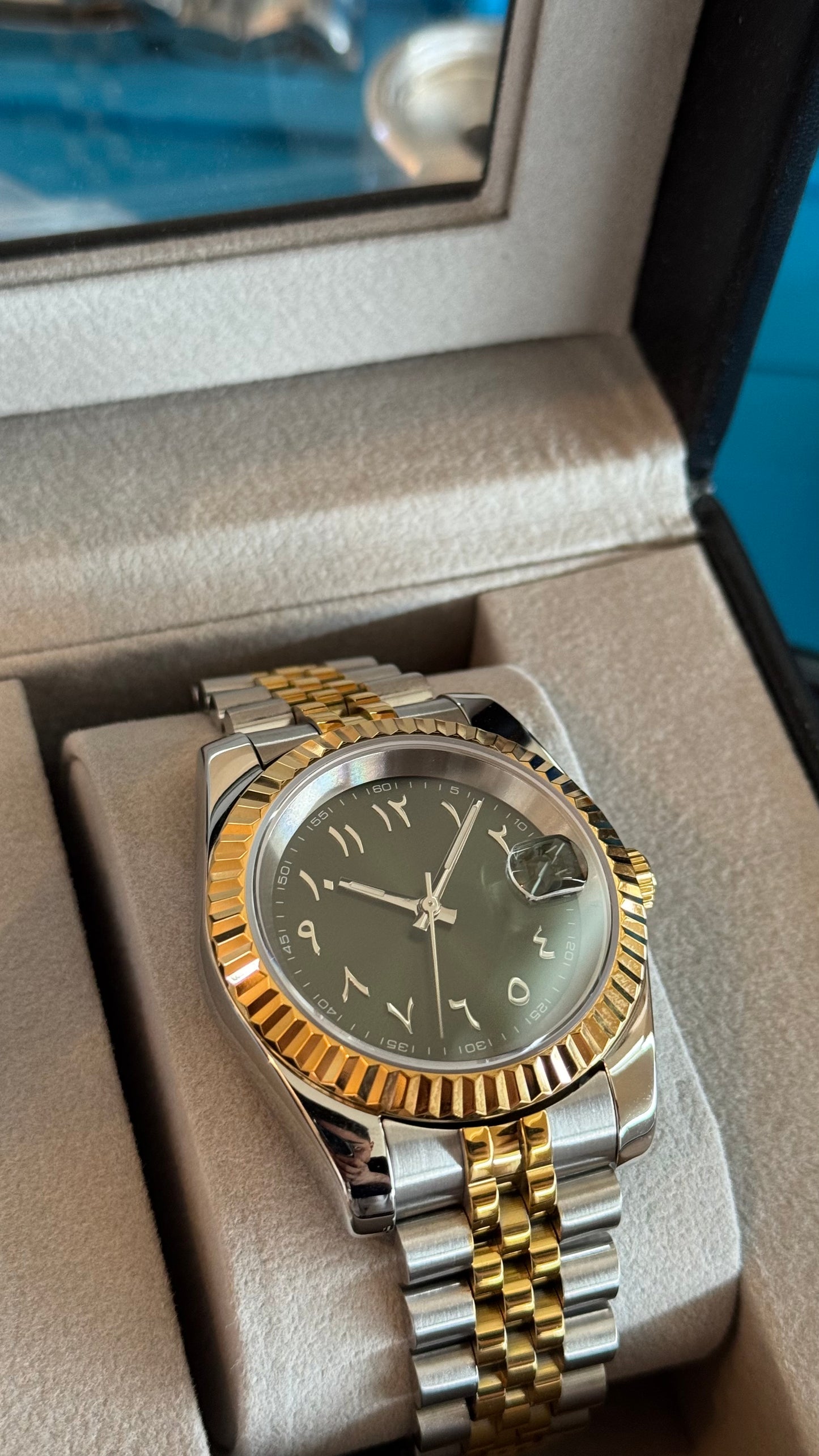 Attieh Arabic Dial PerpetualDate Two Tone