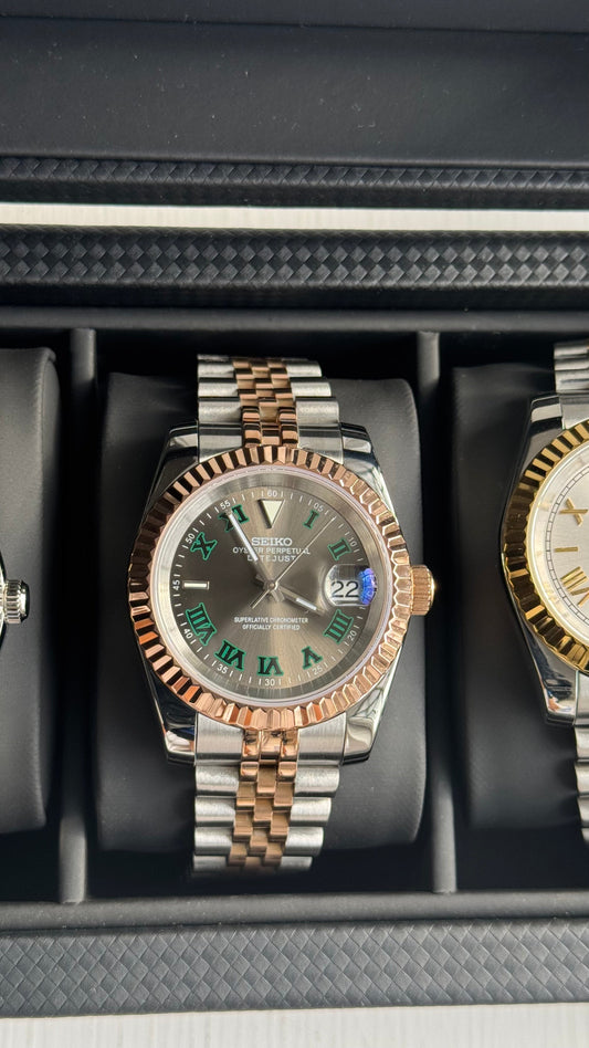 Wimbledon Dial PerpetualDate Two Tone Rose Gold