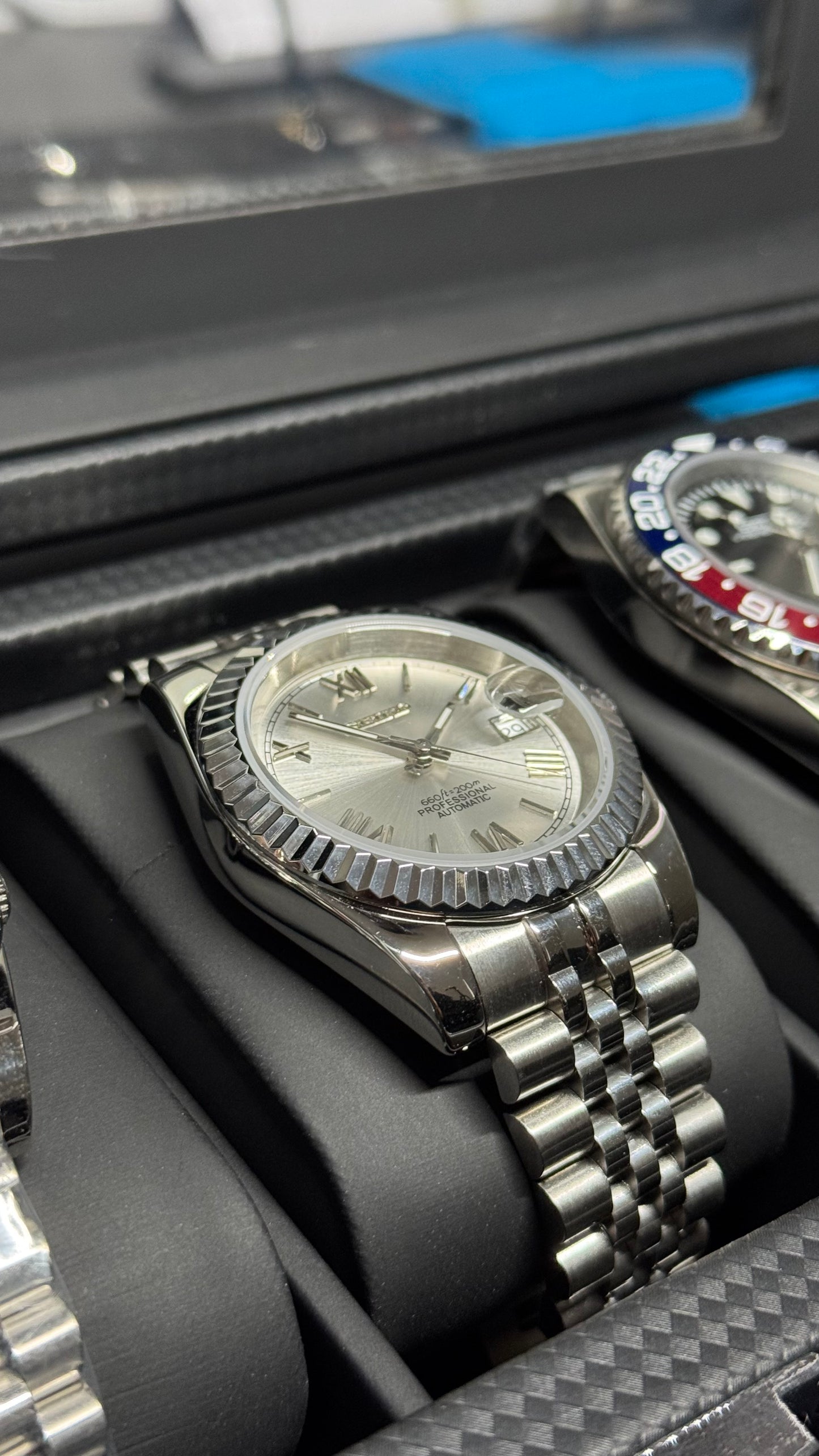 Silver Roman Dial PerpetualDate Stainless Steel
