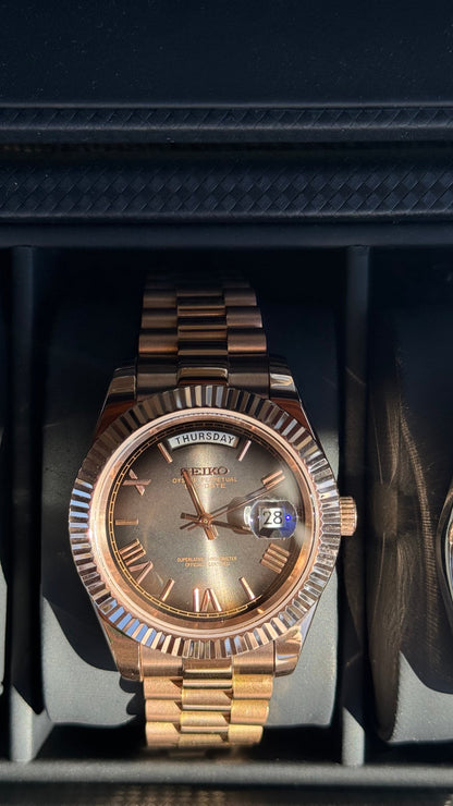 Ombre Dial PerpetualDay Rose Gold