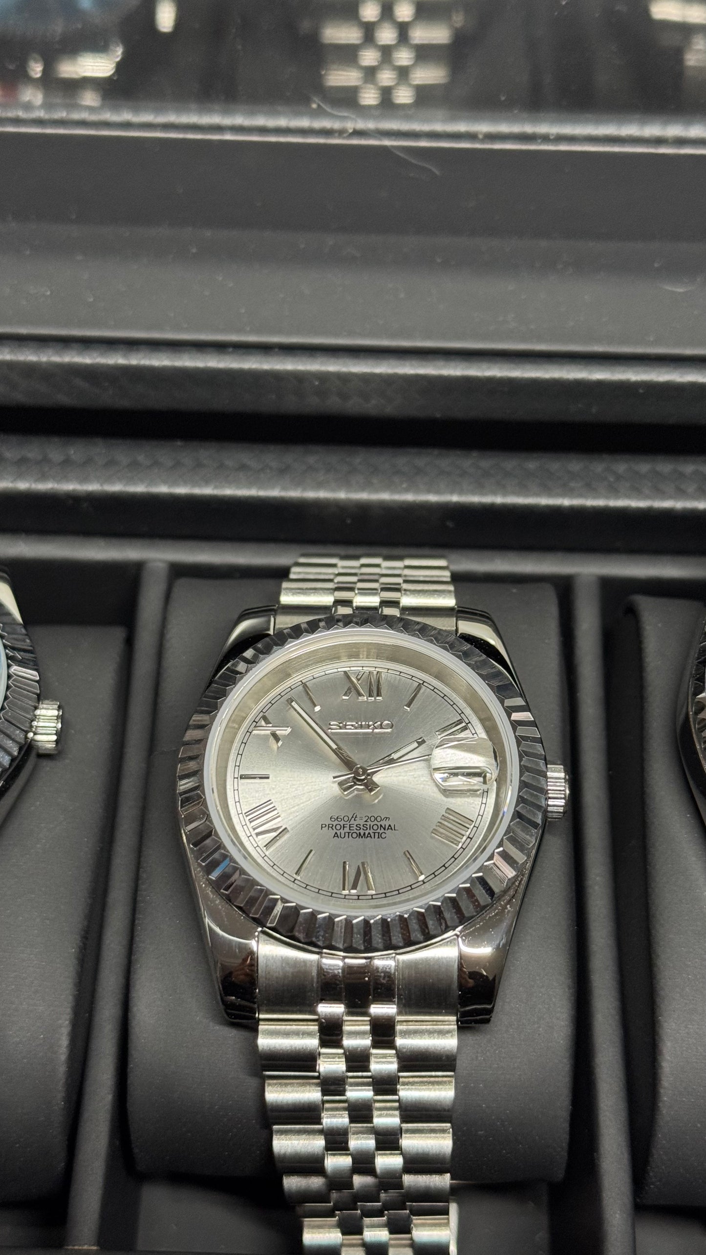 Silver Roman Dial PerpetualDate Stainless Steel