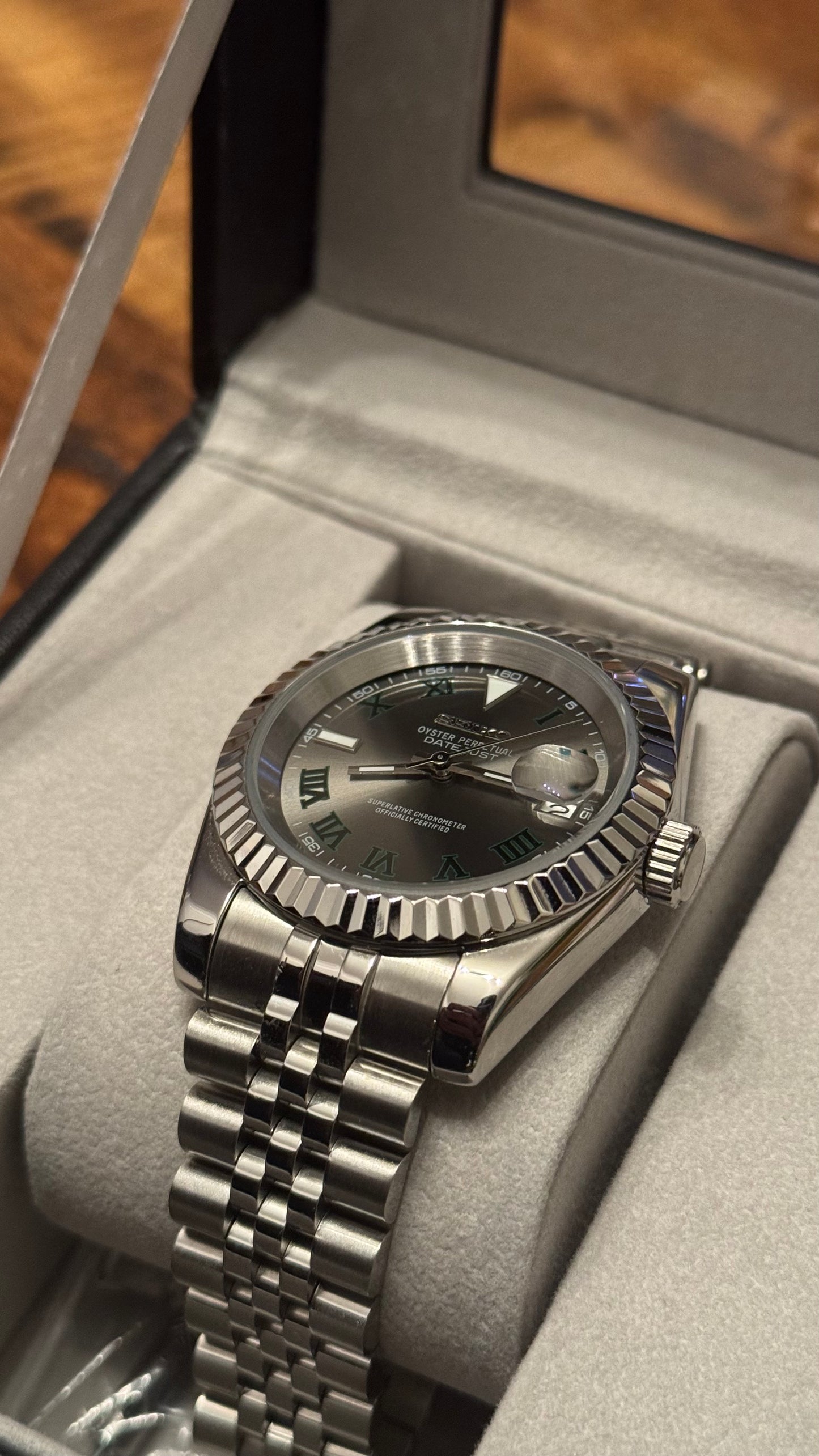 Wimbledon Dial PerpetualDate Stainless Steel