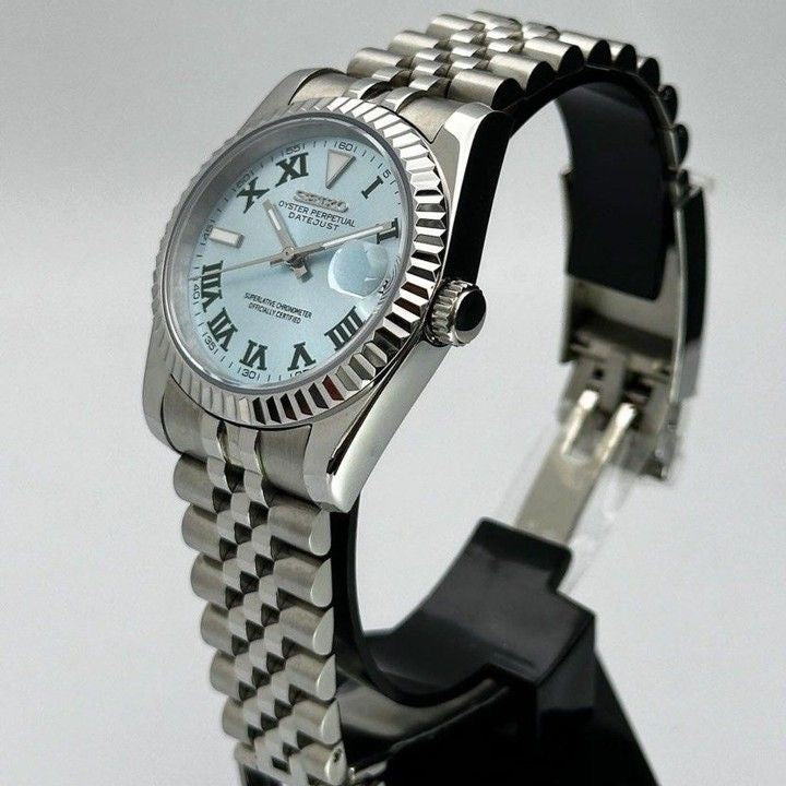 Ice Blue Wimbledon Dial PerpetualDate Stainless Steel