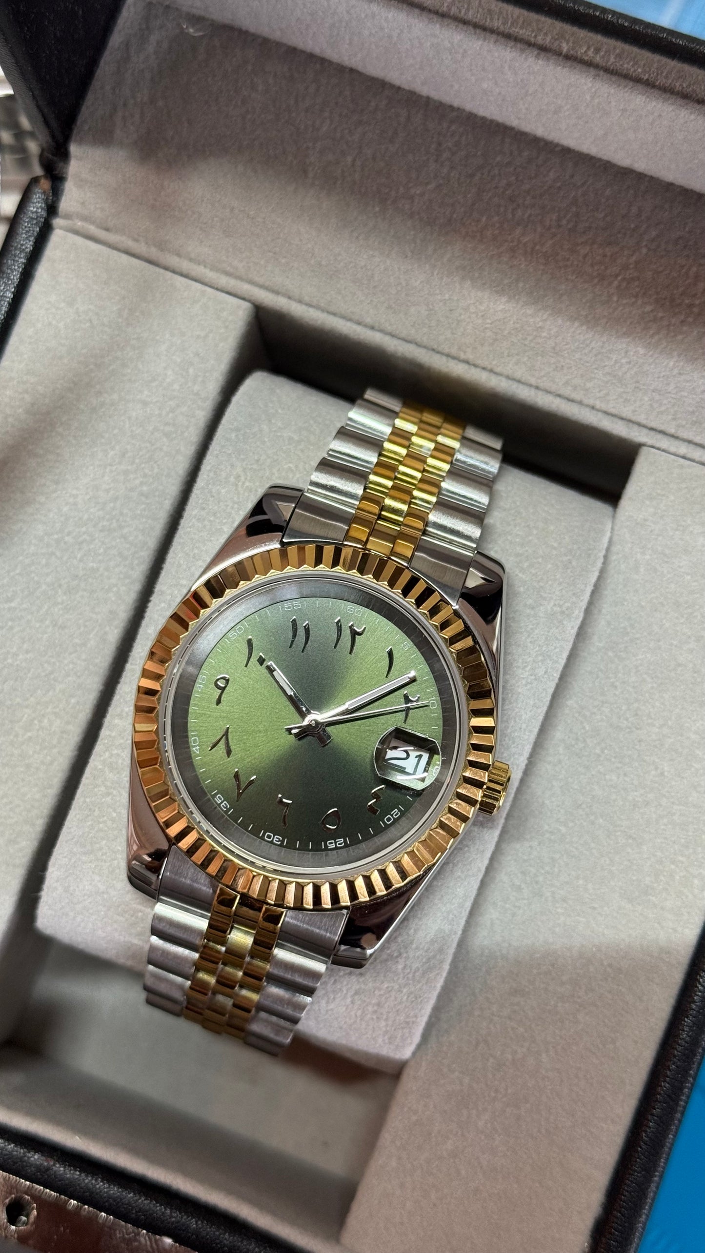 Attieh Arabic Dial PerpetualDate Two Tone