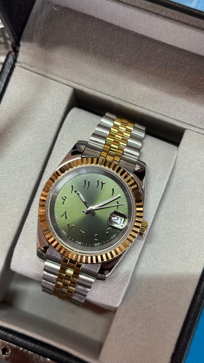 Attieh Arabic Dial PerpetualDate Two Tone