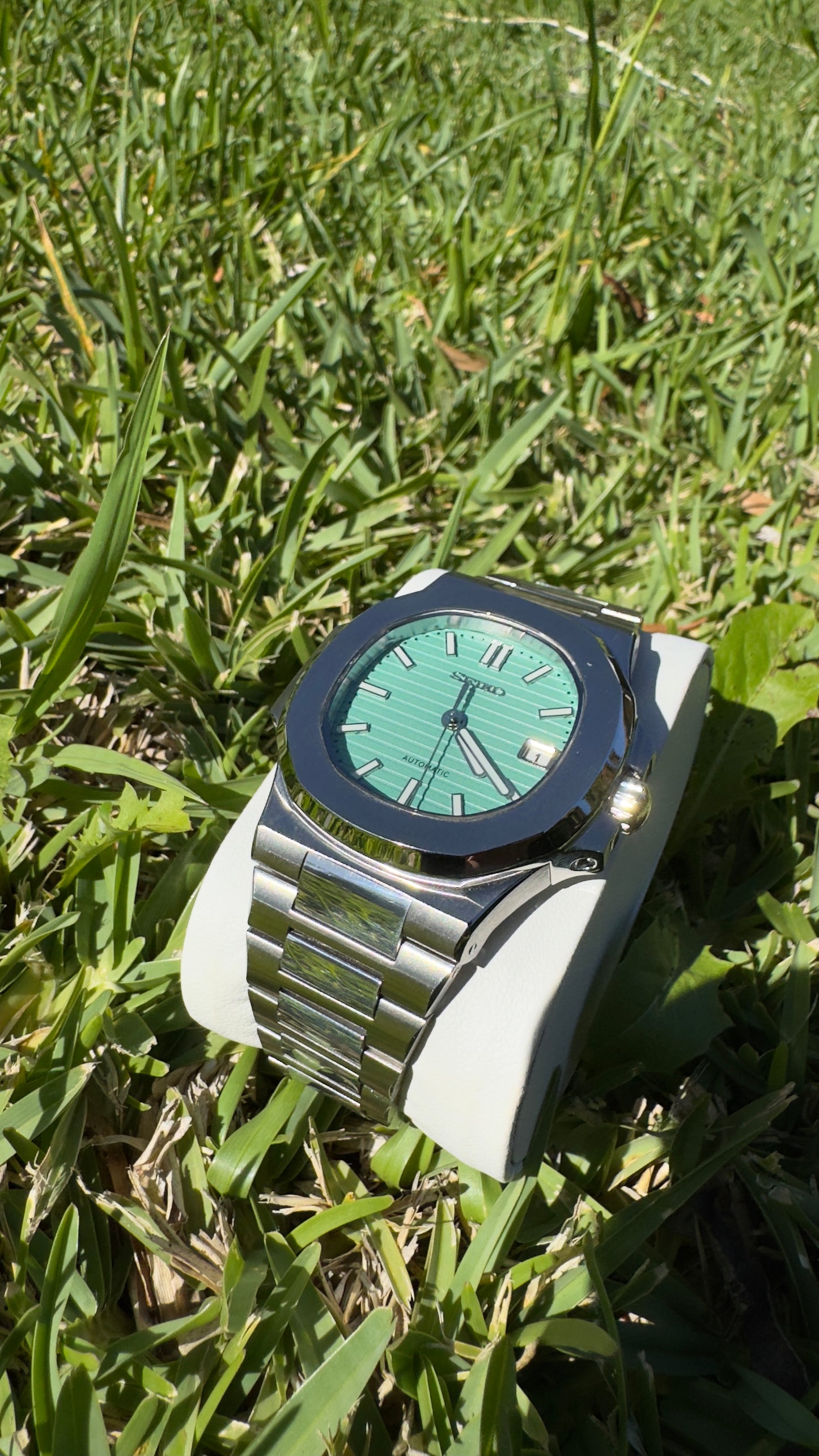 Tiffany Blue Perpetual SeikoNautilus Stainless Steel