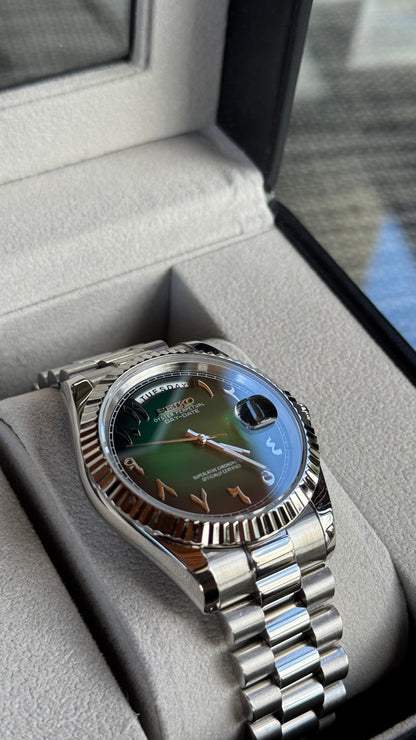 Forest Arabic Dial PerpetualDay Stainless Steel