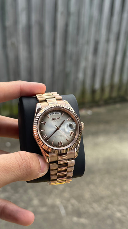 Arctic Ombre Dial PerpetualDay Rose Gold