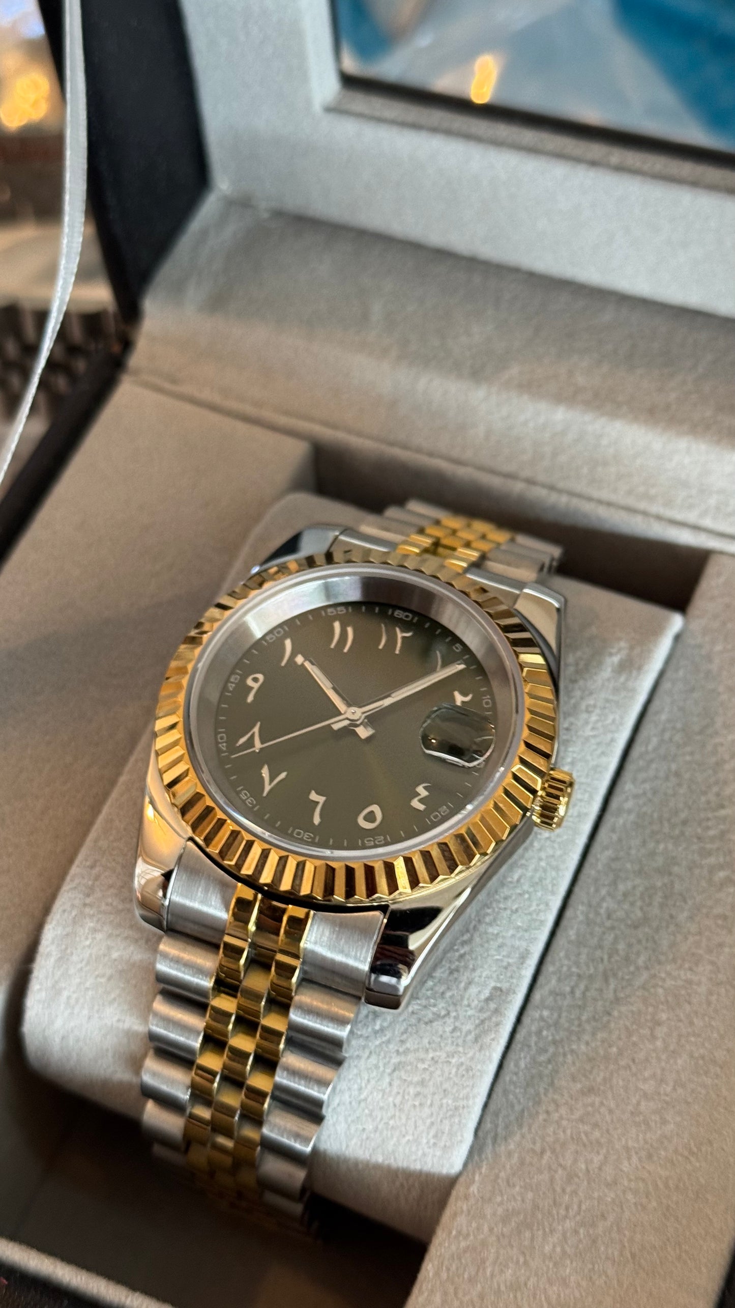 Attieh Arabic Dial PerpetualDate Two Tone