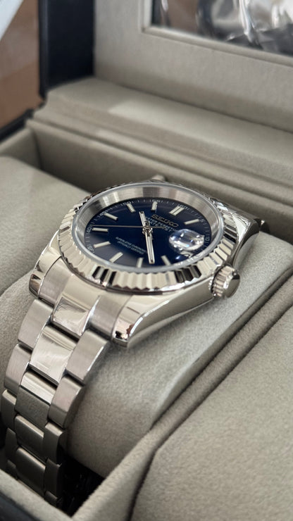Rich Blue PerpetualDate Stainless Steel