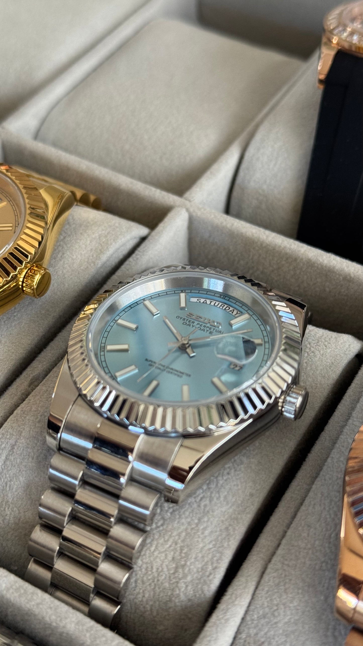 Ice Blue PerpetualDay Stainless Steel
