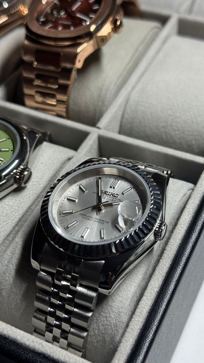 Classic White PerpetualDate Stainless Steel