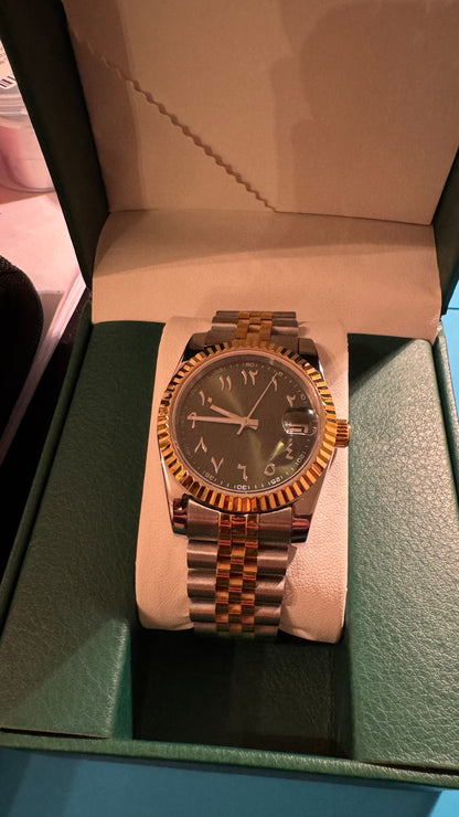 Attieh Arabic Dial PerpetualDate Two Tone