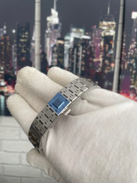 Blue Arabic Dial Perpetual Oak Stainless Steel