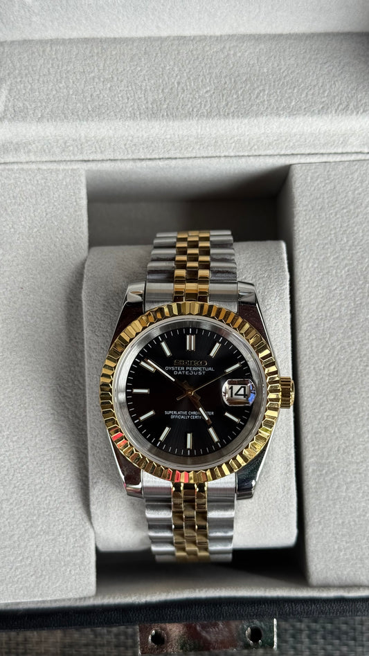 Classic Black Dial PerpetualDate Two Tone Gold