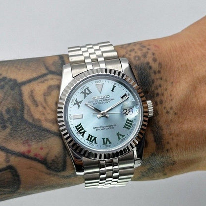 Ice Blue Wimbledon Dial PerpetualDate Stainless Steel