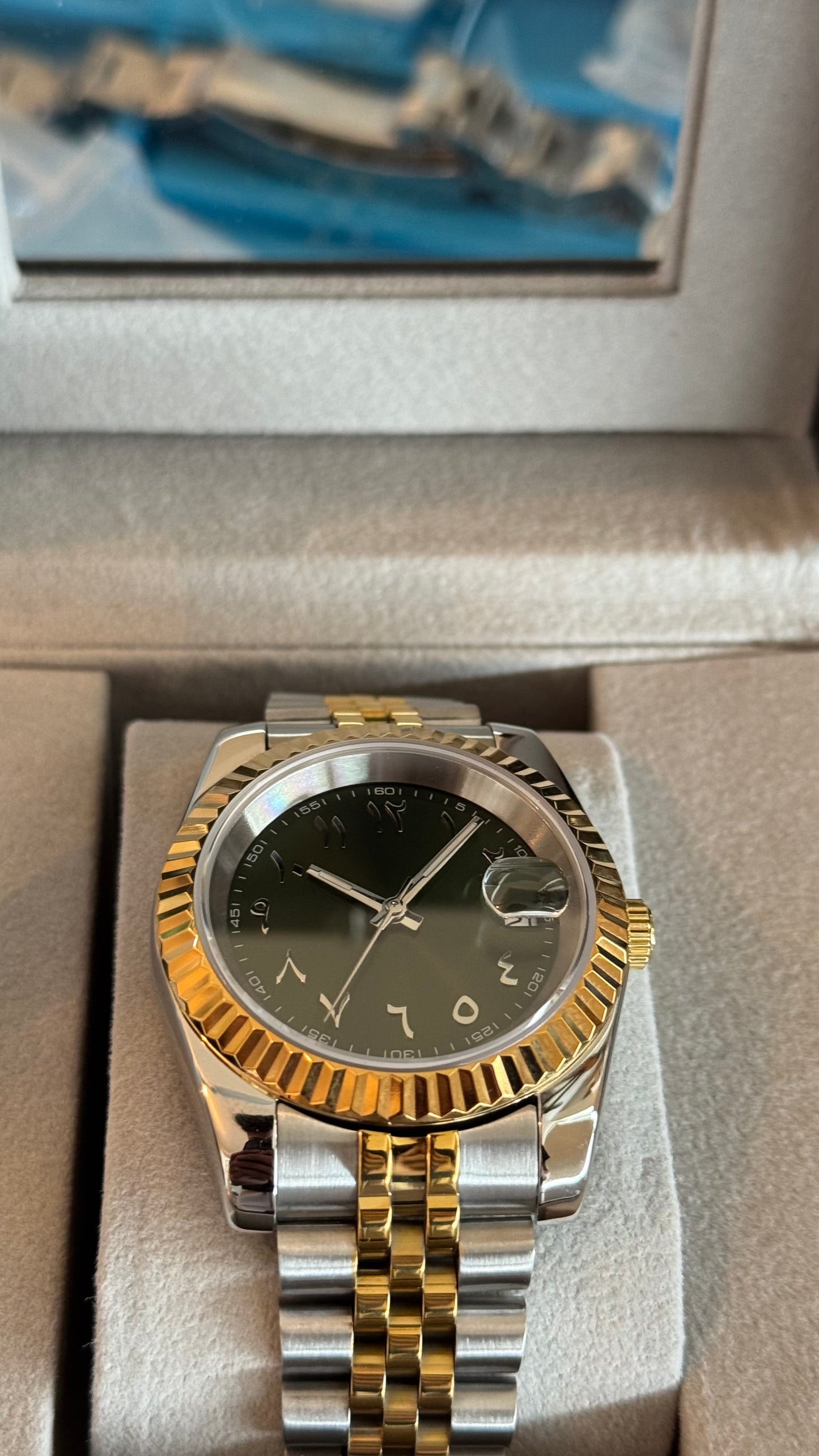 Attieh Arabic Dial PerpetualDate Two Tone