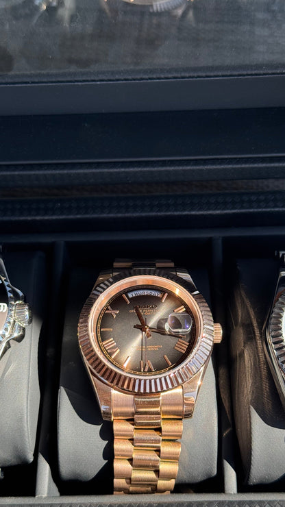 Ombre Dial PerpetualDay Rose Gold