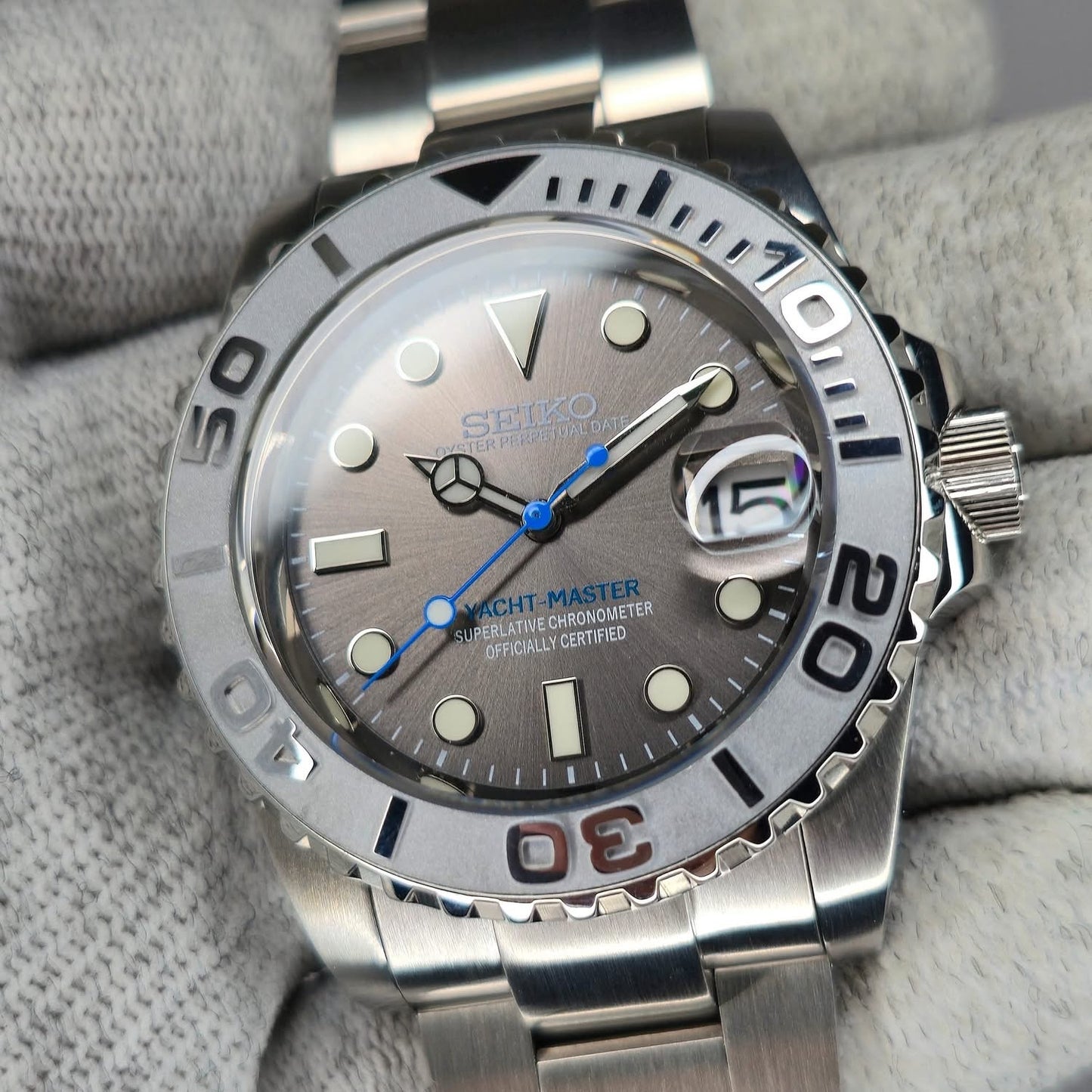 Platinum Dial PerpetualYacht Stainless Steel