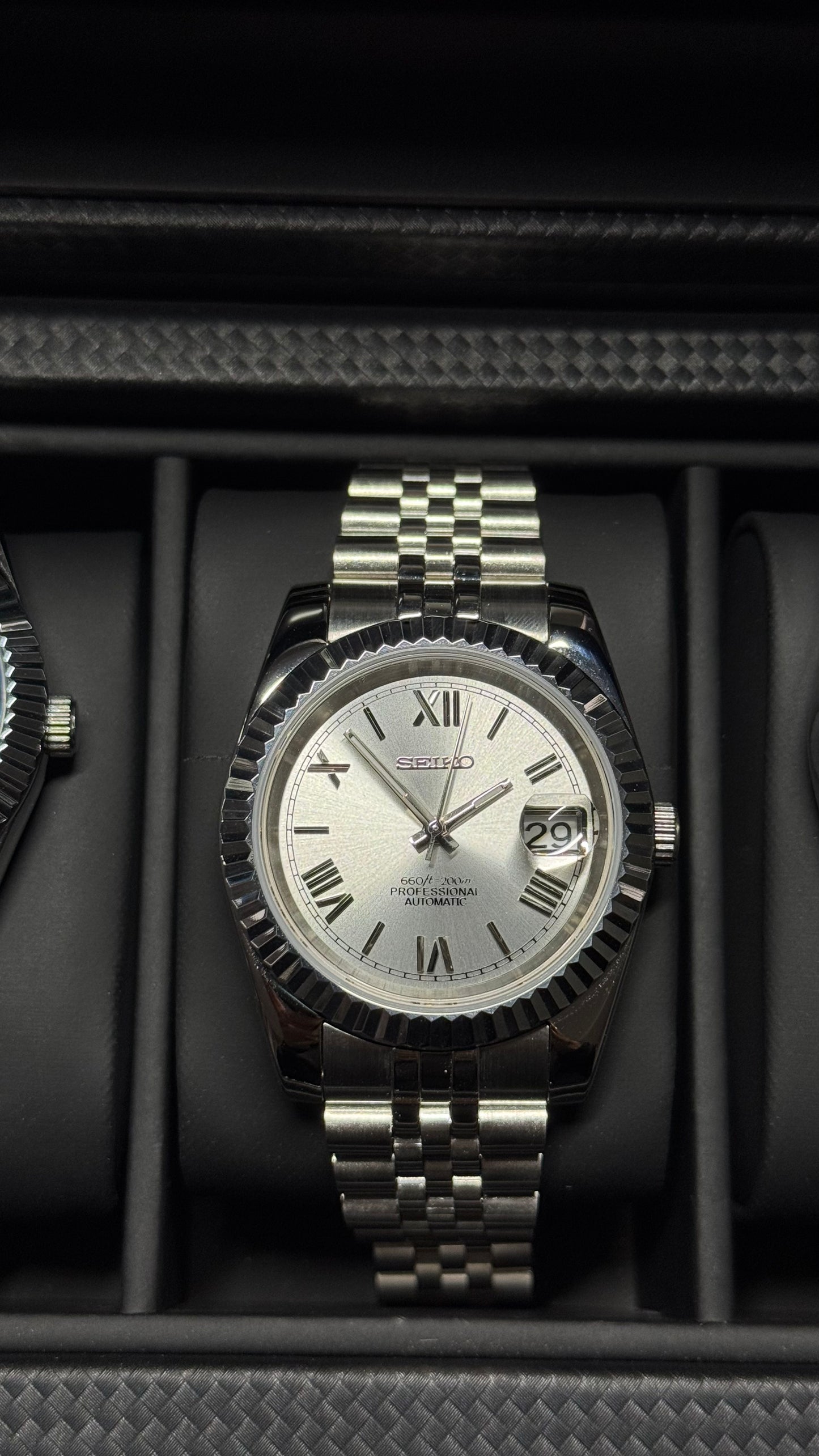 Silver Roman Dial PerpetualDate Stainless Steel