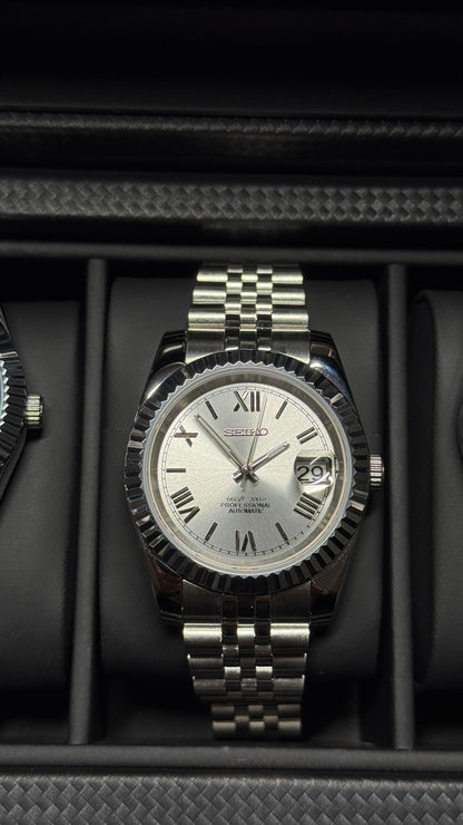 Silver Roman Dial PerpetualDate Stainless Steel