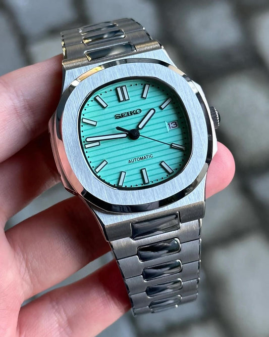 Tiffany Blue Perpetual Nautilus Stainless Steel