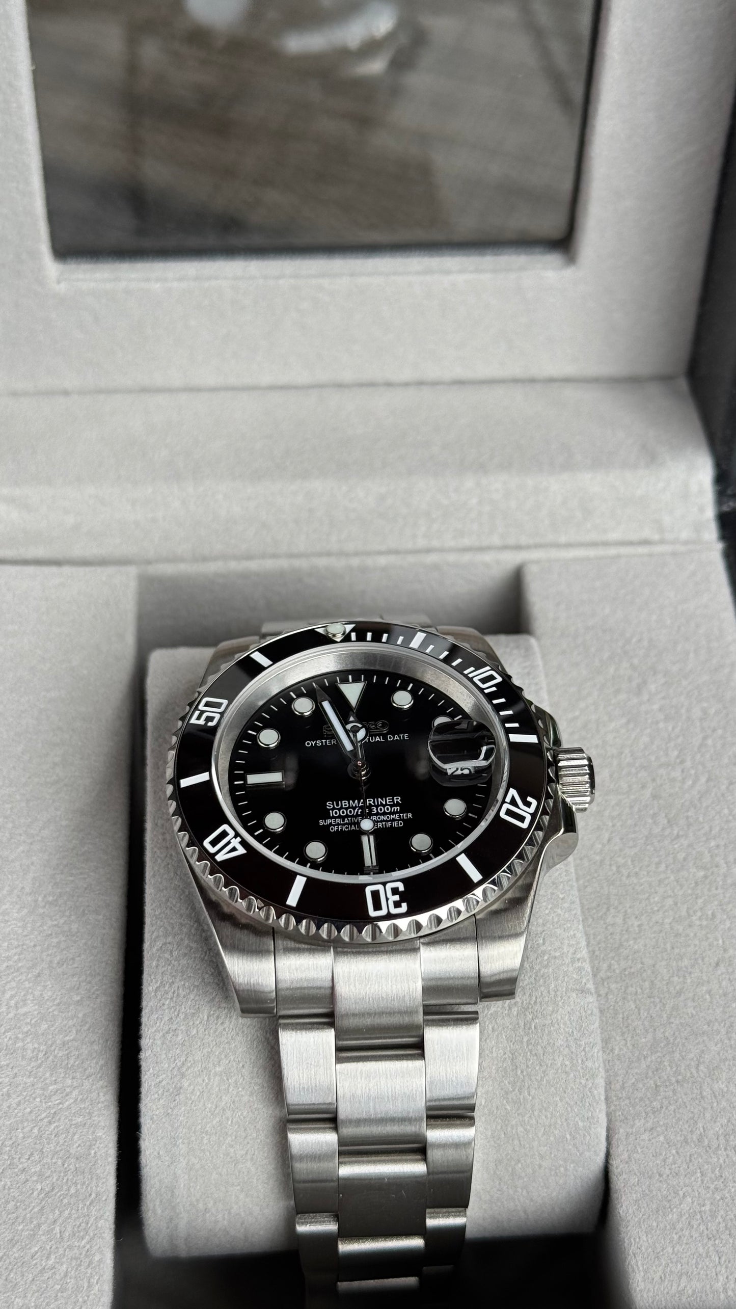 Black Dial PerpetualSub Stainless Steel