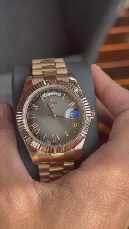 Arctic Ombre Dial PerpetualDay Rose Gold